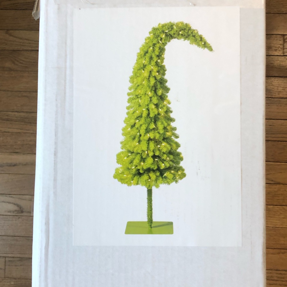The Grinch 5ft LED Bright Green Whimsical Christmas Tree Hobby Lobby 2023